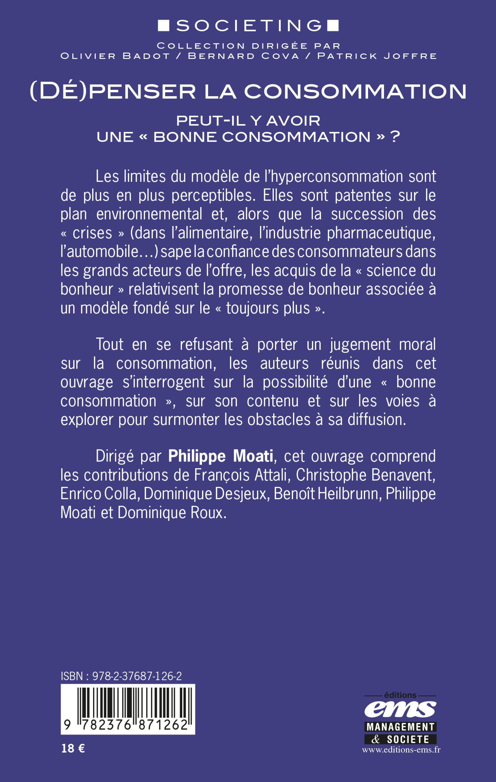 Dé Penser La Consommation Ems éditions Dé Penser La Consommation Ems éditions
