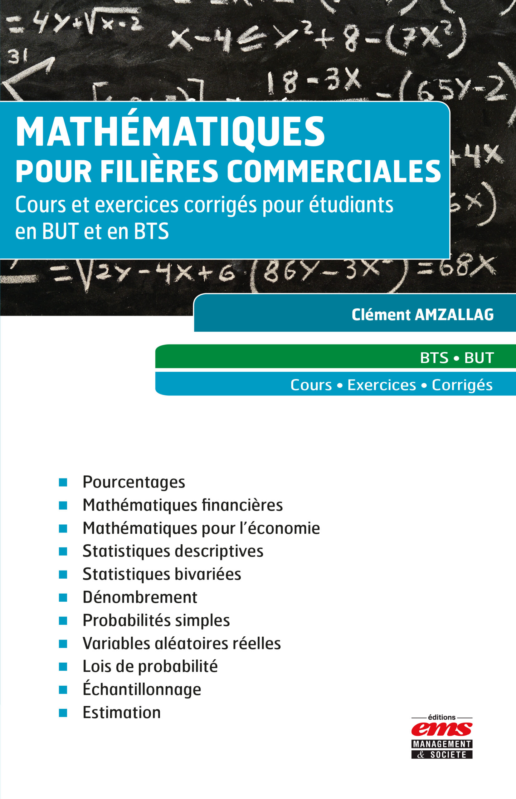 MATHÉMATIQUES POUR FILIÈRES COMMERCIALES - EMS ÉDITIONS